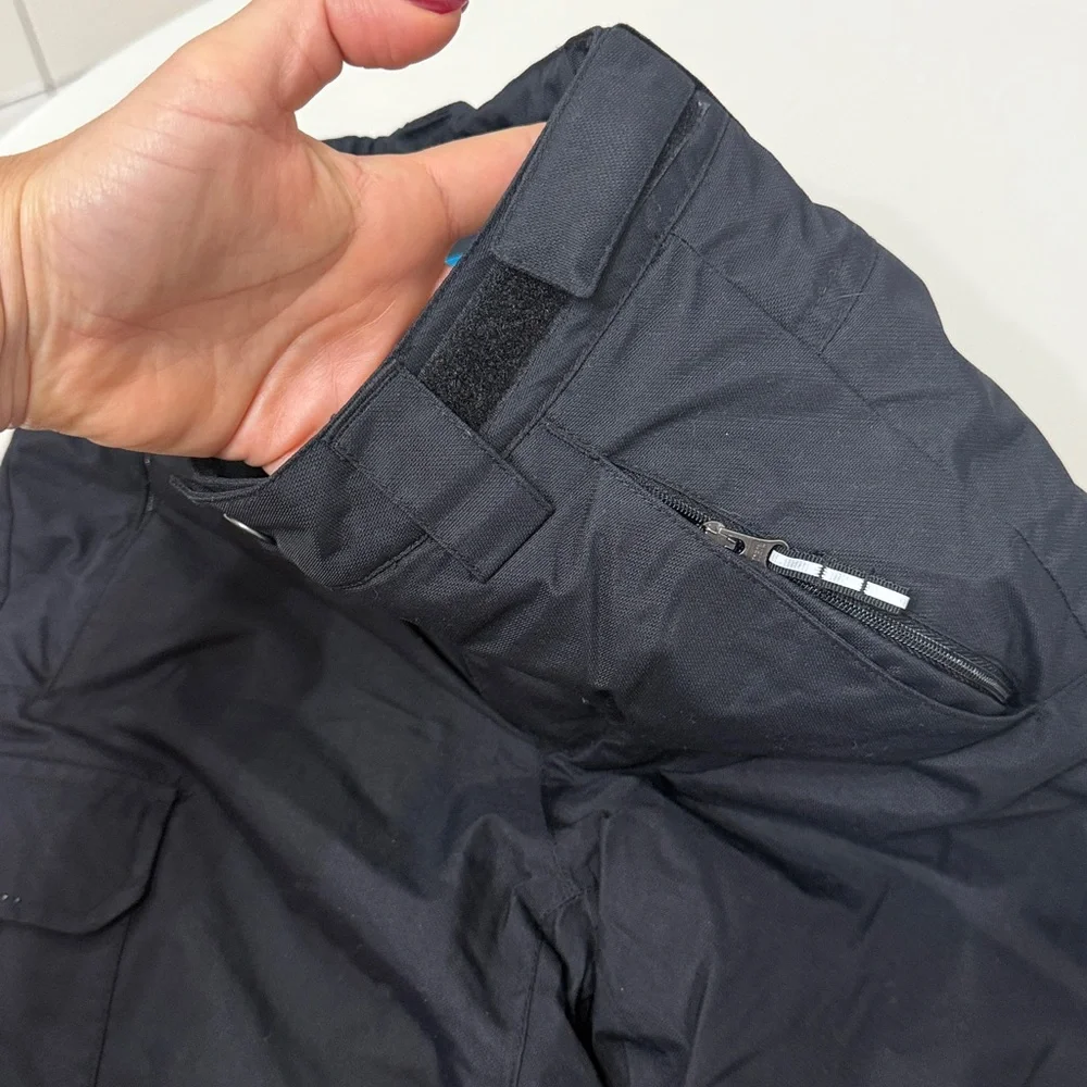 Columbia Kids Black Snow Ski Winter Pants‎ size S/8 Omni tech